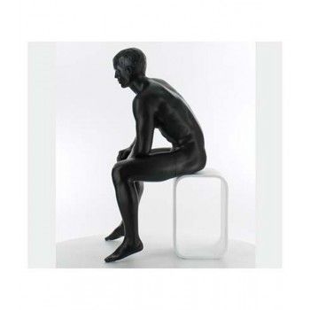 Seated male window mannequin ma-9-03