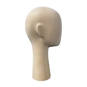 Cabeza de madera clara