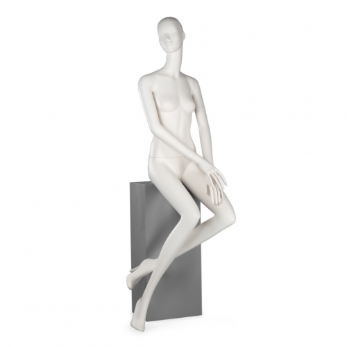 Sitzende Schaufensterpuppe Frau RIVE9 Stylisiert
