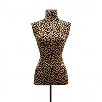 Bust Le Couturier woman fancy fabrics leopard