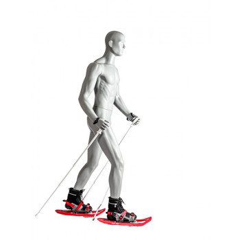 Espositore manichino sportivo uomo trekking