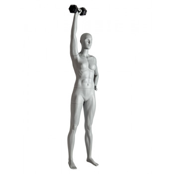 Schaufensterpuppe Sport Frau Hantel