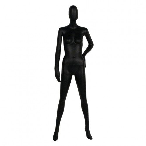 Manichino Donna astratto stilizzato nero