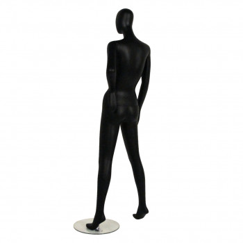 Mannequin Woman abstract stylized black