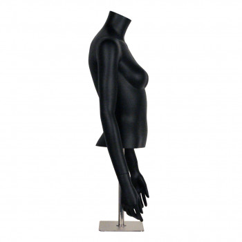 Busto de señora ELLE negro sin cabeza