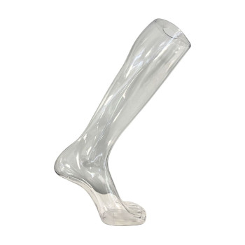 Pied mannequin transparent chaussures/chaussette