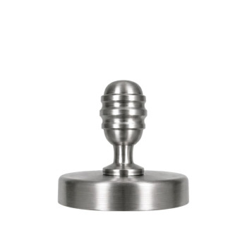 Brushed Steel Tassel Cap