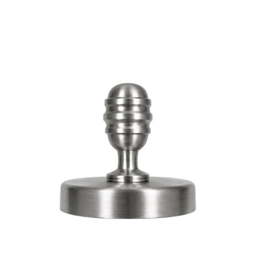 Brushed Steel Tassel Cap