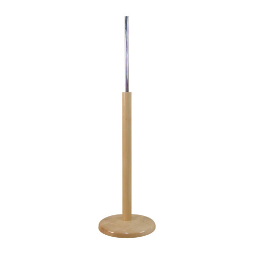 Base "Alizé" ronde en bois vernis