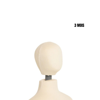 Testa per busto da bambino