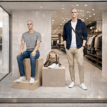 Maniquí masculino realista y articulado