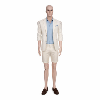 Realistic, articulated male mannequin