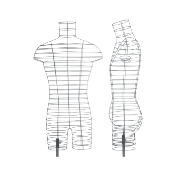 Herren-Torso-Modell in „Käfig“-Form