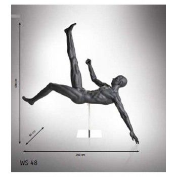 Display football male mannequin ws48