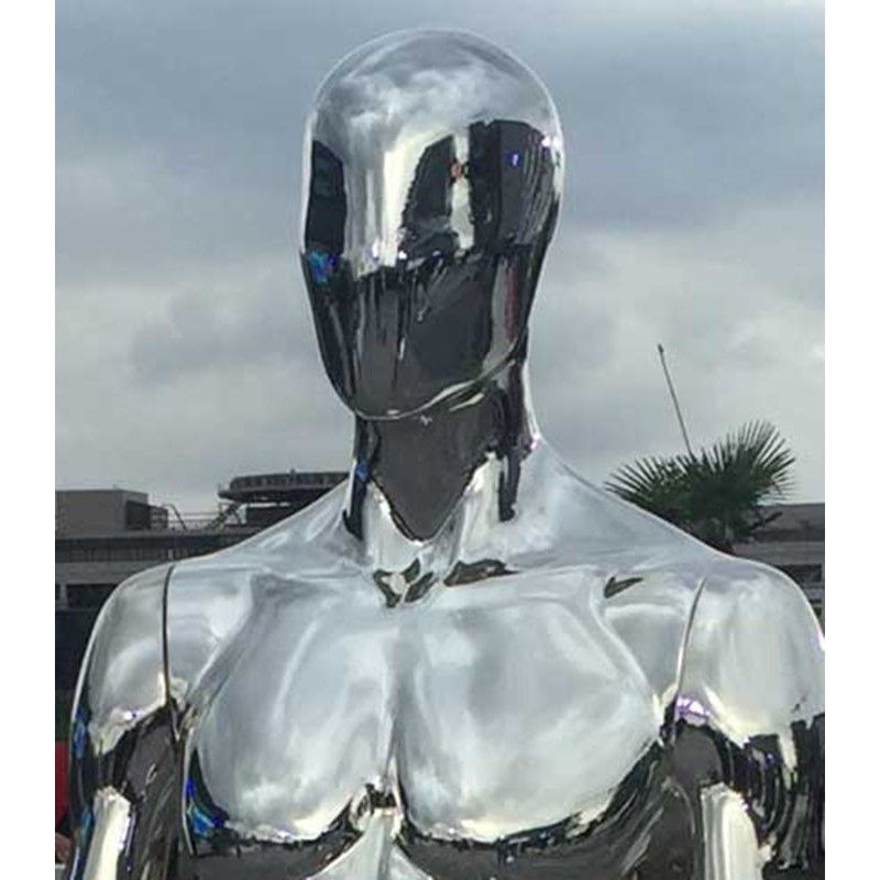 Maniquíes deportivos masculinos cromados ftb1a