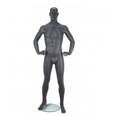 Hochwertige abstrakte männliche Schaufensterpuppe MA12-8  Mannequin schwarz matt