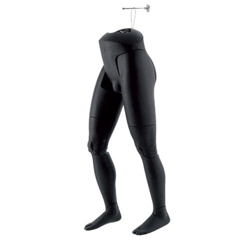 Manichini Flexible Gambe Appeso Uomo Nero