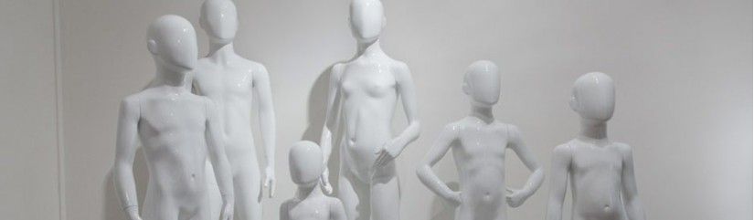 Display mannequins abstract